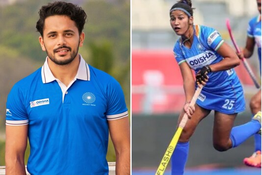Harmanpreet Singh (L) and Navneet Kaur (Photo Credit: Harmanpreet Instagram and Hockey India)