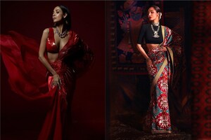Malaika Arora Raises Temperature In Gorgeous Sarees, Check Out Diva Slay The Ethnic Ensemble