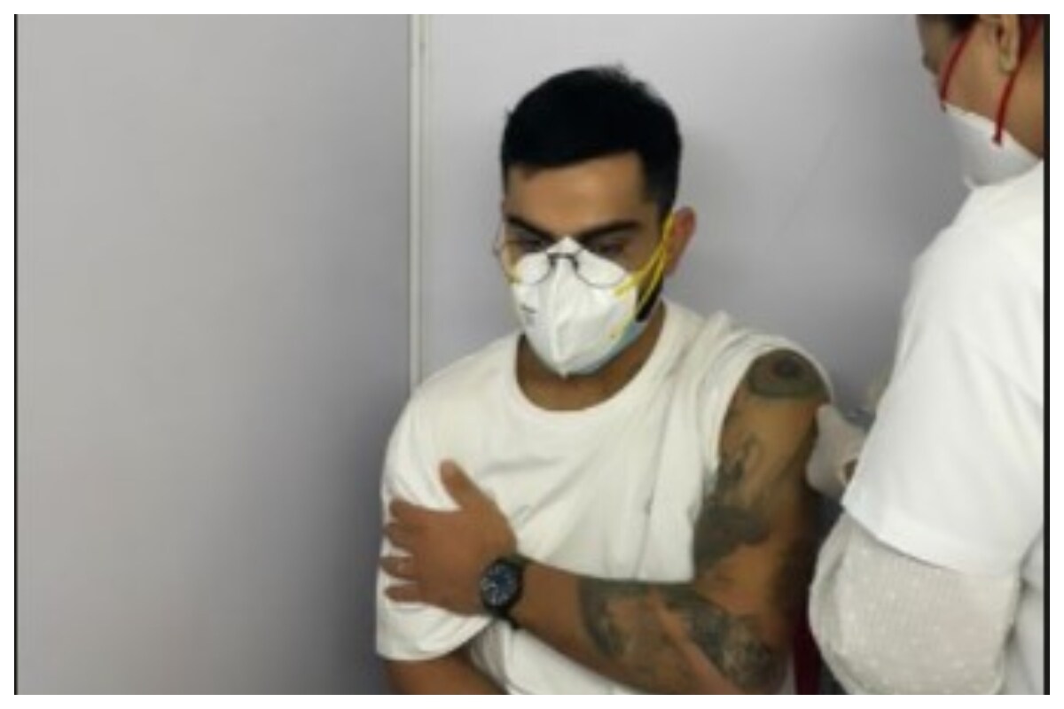 India Captain Virat Kohli Gets Vaccinated Against Coronavirus