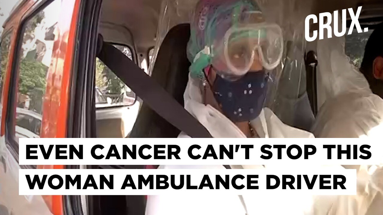 Despite Cancer, Delhi's 1st Woman Ambulance Driver Is Serving Covid Patients For Free