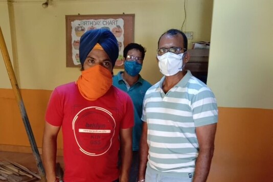Savio Medeira at the Goa Sikh Youth Kitchen. (Photo Credit: AIFF)