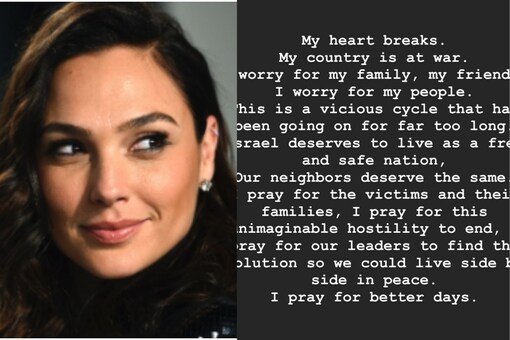 Gadot's tweet made her at the receiving end of a lot of online criticism over the Israel Palestine clash. 