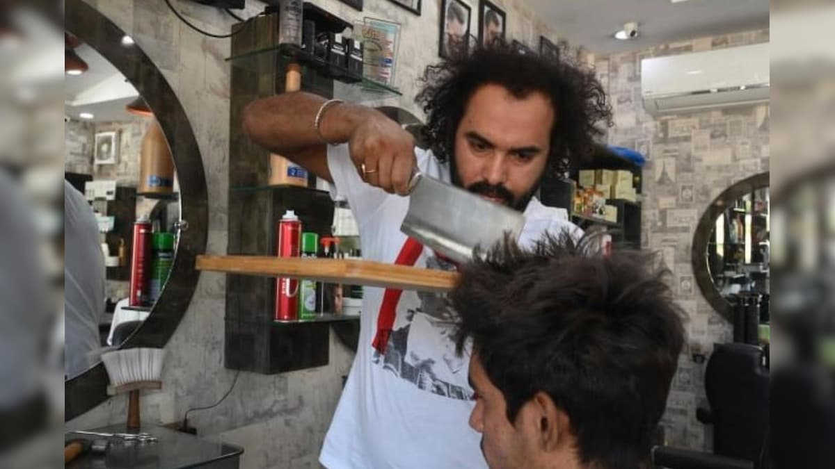 Cleaver, Blowtorch: The Pakistan Barber Offering Hair-Raising Cuts