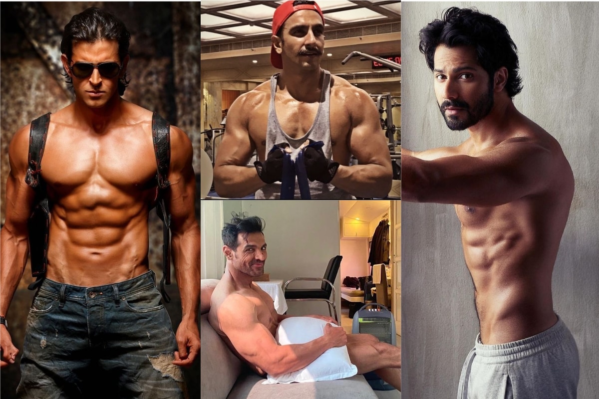 In Pics Bollywood Actors Flaunt Hot Physique Toned Abs Check Out The Sexiest Men In B Town