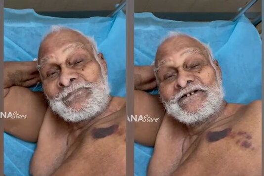 Video grab of 110-year-old Hyderabad priest who recovered from covid-19.
(Credit: YouTube)
