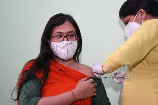 The Covid vaccination drive was carried out among residents of Tritiya Nivas shelter home in Guwahati.
