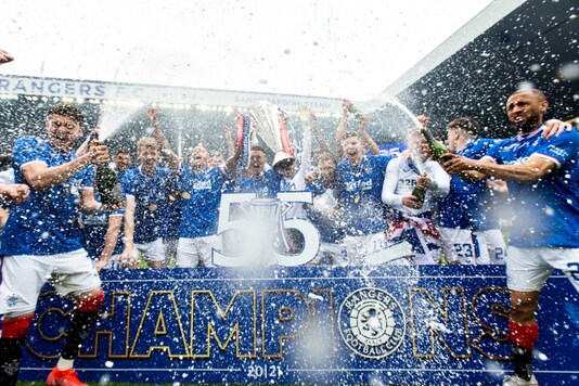 Rangers win Scottish Premiership title (Image: Twitter)