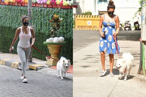 Malaika Arora Looks Sexy In Different Outfits As Diva Walks Her Pet, See Pics