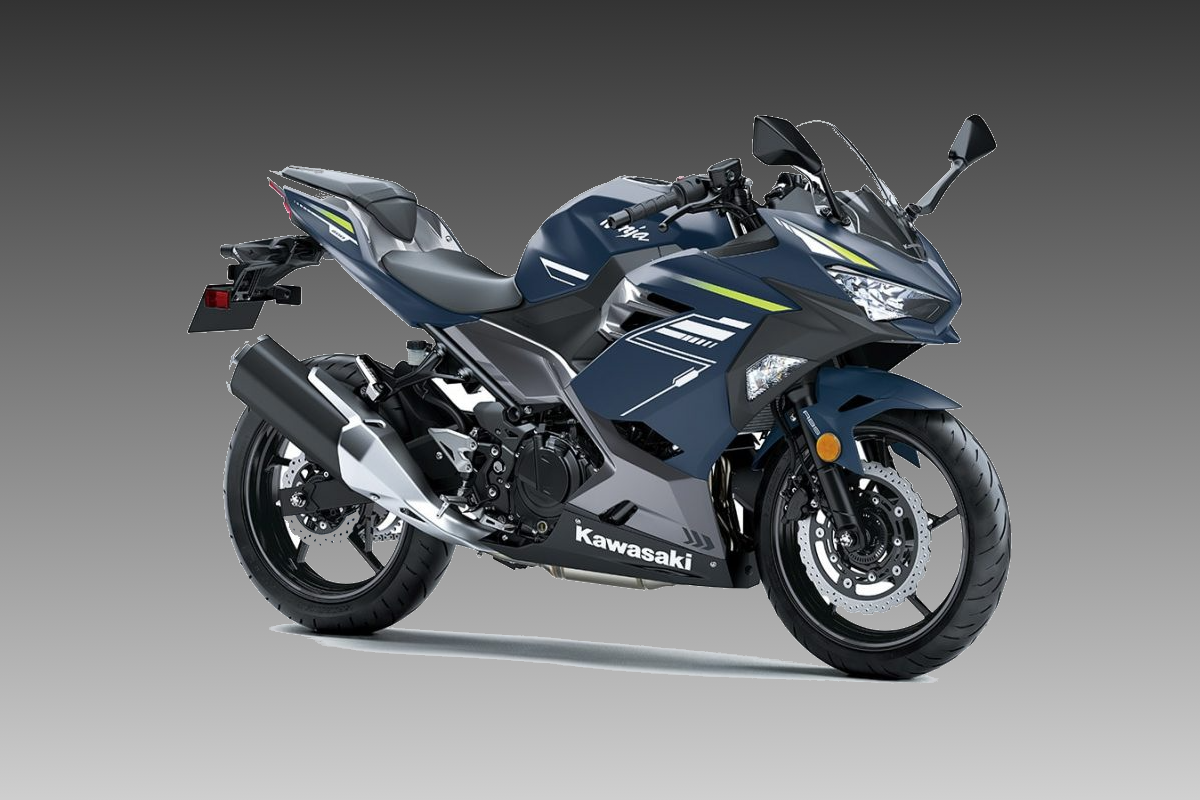 2021 Kawasaki Ninja 400 Gets New Twilight Blue and Metal Deep Grey