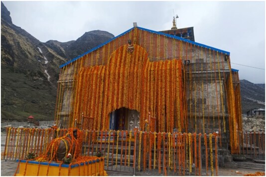 Kedarnath Temple. (Pic: @PIBDehradun/Twitter)