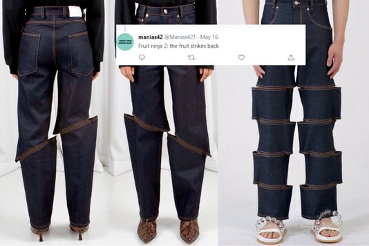 Slash jeans.