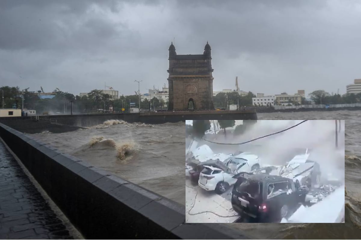 Viral Video of Mumbai's Trident Hotel 'Collapsing' in Cyclone Tauktae Turns Out to be from Saudi Arabia