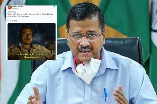 Memes slamming Delhi CM Arvind Kejriwal.
(Credit: Twitter)