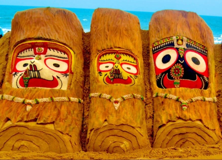 The Sand Art of Odisha 11 Photos of Amazing Sand Sculptures At Puri Beach News18