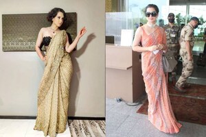 Kangana Ranaut's Saree Swag: Check Out The Diva's Most Glamorous Saree Moments