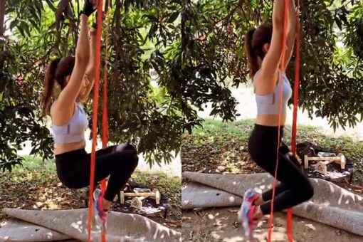 Watch Mira Rajput S No Excuse No Equipment Desi Fitness Regime