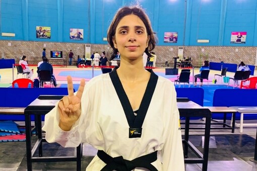 Member of India's taekwondo team (Photo Credit: IANS)