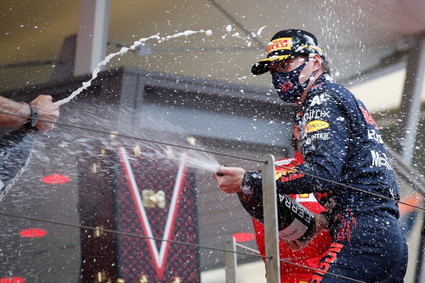 In Pics Max Verstappen Wins Monaco Gp Kisses Girlfriend In Celebration News18 