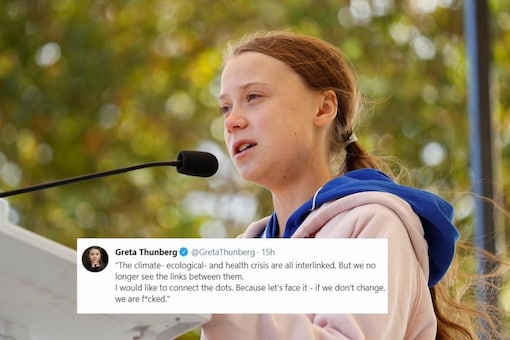Greta Thunberg Says Climate and Health Crisis are Interlinked, 'We're F ...