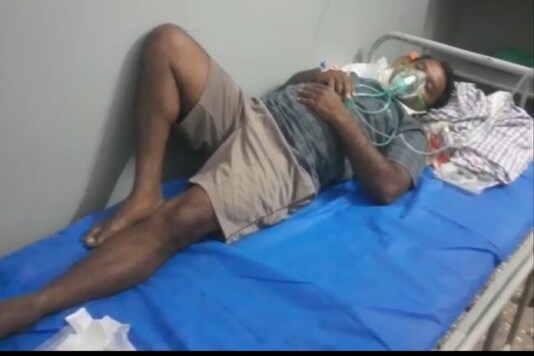 Bamandla Ravinder admitted at a hospital in Telangana.