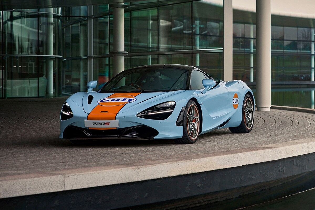 In Pics: McLaren 720S Gets Hand Painted Gulf Livery Similar To MCL35M ...