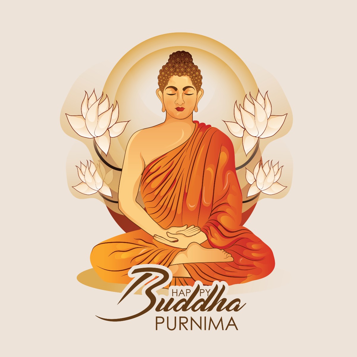 Buddha Purnima Drawing Easy Steps || Buddha Purnima Poster || How to Draw  Lord Buddha||Buddha sketch - YouTube