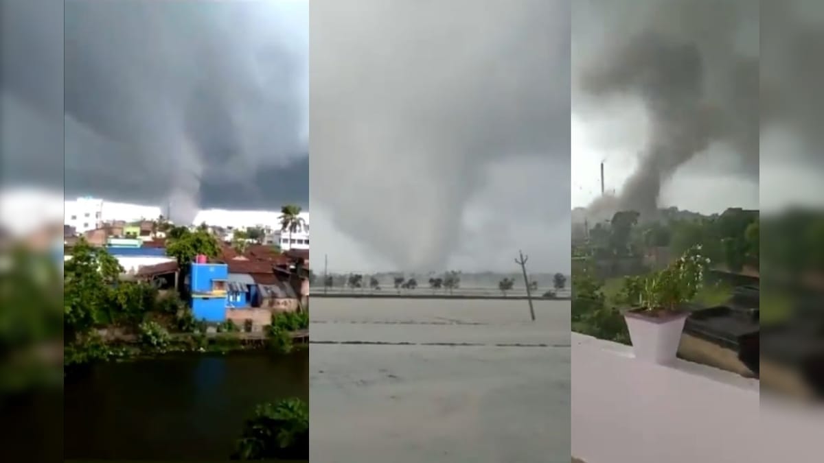 Cyclone Yaas: Visuals of 'Tornado' in West Bengal Storm Social Media ahead of Landfall