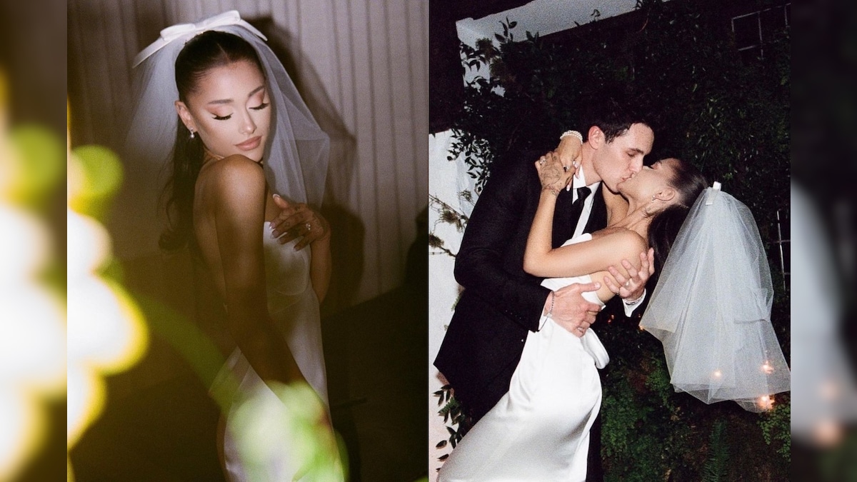 Ariana Grande Shares Intimate Wedding Photos With Husband Dalton Gomez, See Pics