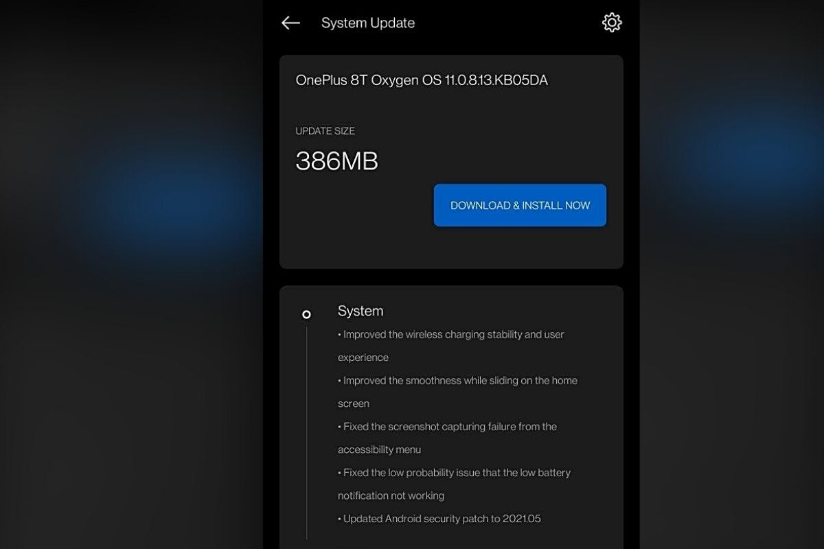 Oneplus 8t Receives May Security Patch And New Oxygenos Update With Many Other Fixes Ohio News Time