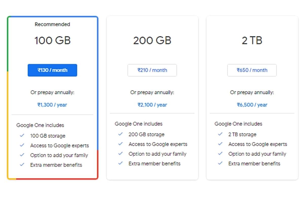 unlimited cloud storage free google