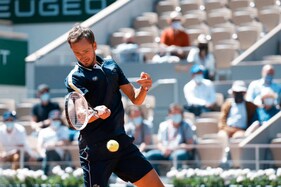 At Last! Daniil Medvedev Wins First French Open Clash at Fifth Attempt