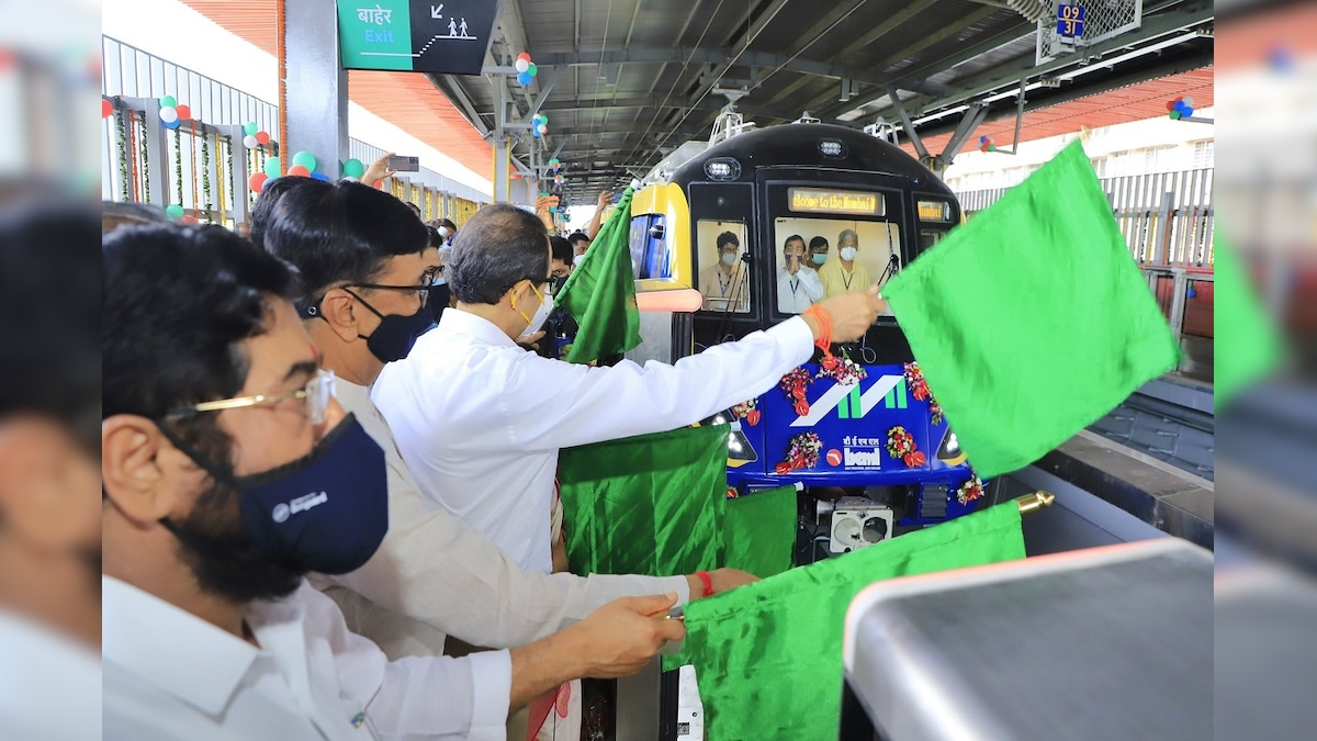 Mumbai Gets Two More Metro Lines, Maharashtra CM Thackeray Flags Off Train Trials