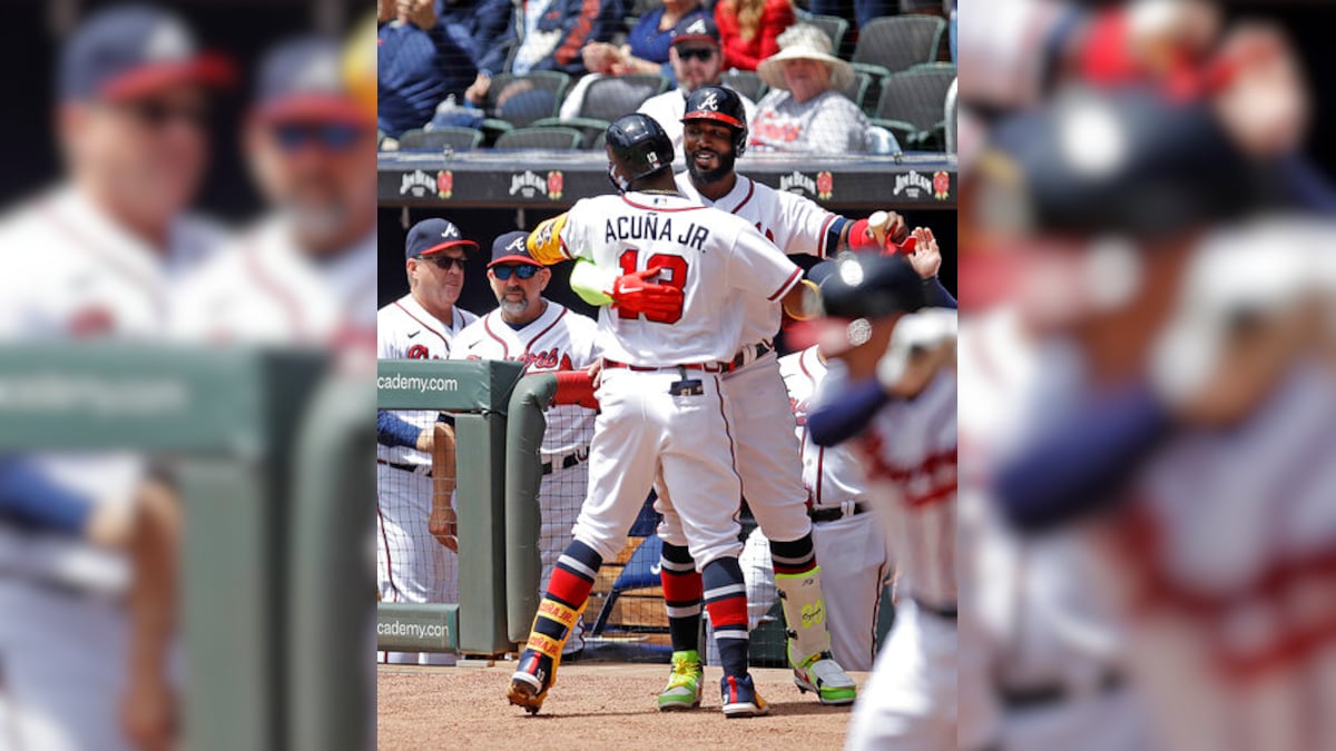 Acuna leaves Braves game with apparent left ankle injury