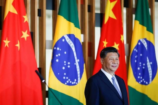 File pic of China's President Xi Jinping at a BRICS Summit.