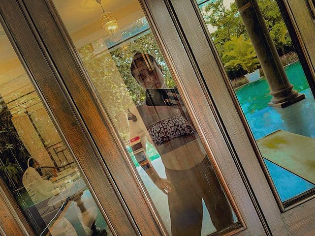   gave a glimpse of her post-pregnancy body in a sexy mirror selfie. Dressed in a bandeau top and pants, the actress also gave a sneak peek of her room and pool. Scroll ahead as we round up some of the hottest selfies of the star. (Image: Instagram)