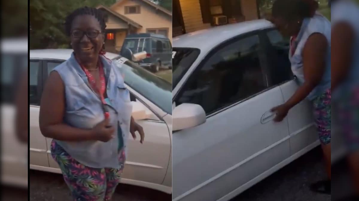 'Love You Crazy Lady': Woman's Priceless Reaction On Getting a Car From Her Son Leaves Internet All Teary-eyed