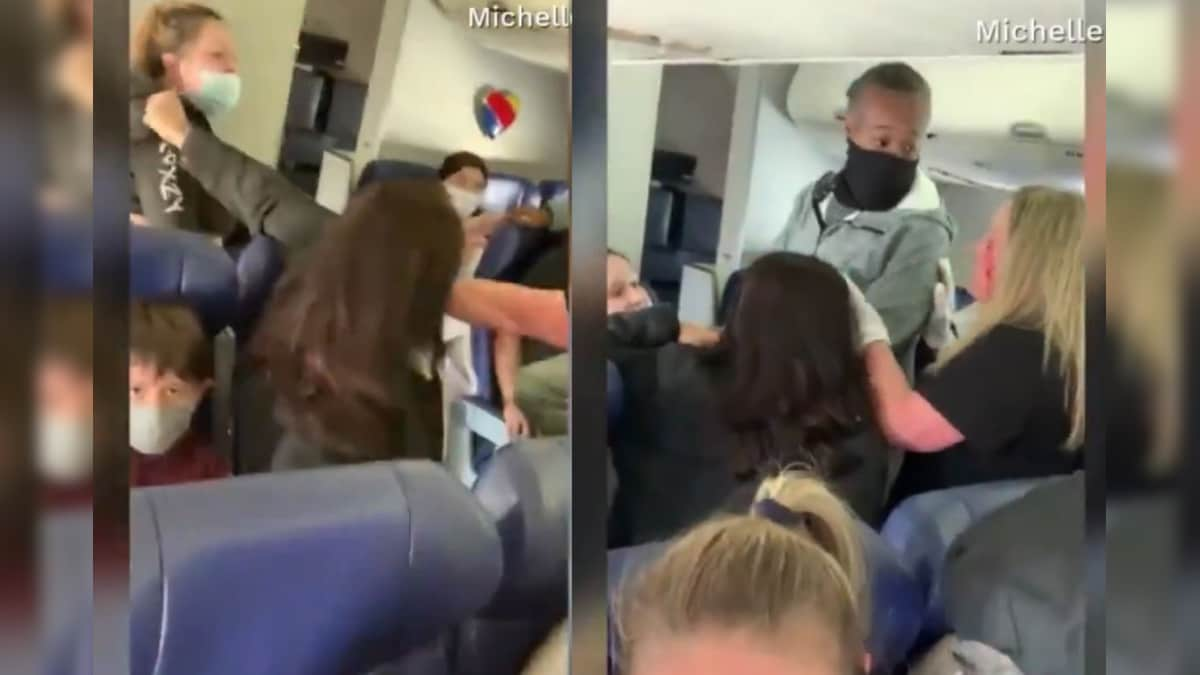 Woman Punches Flight Attendant in Face, Leaves Her Bleeding after Breaking Teeth. Video Goes Viral