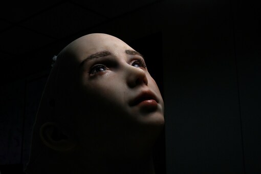 Humanoid robot Grace, developed by Hanson Robotics and designed for the healthcare market to interact with elderly, isolated patients.

REUTERS/Tyrone Siu