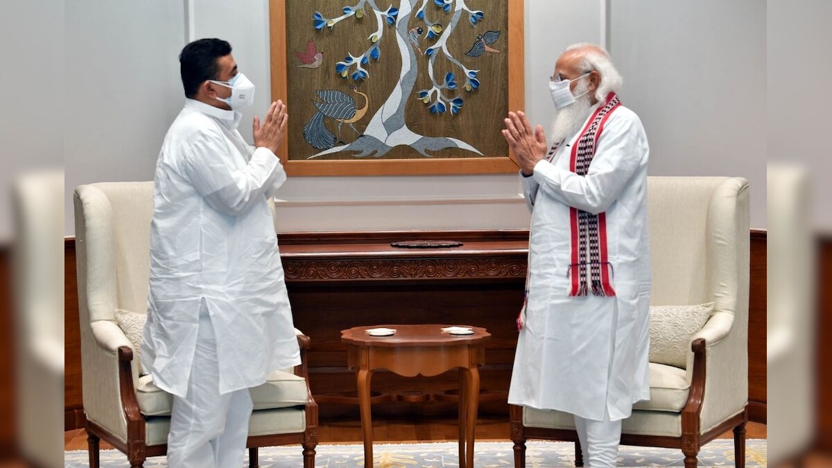 Suvendu Adhikari Meets PM Modi; Discuss Post-Poll Violence in Bengal, Garib Kalyan Yojana