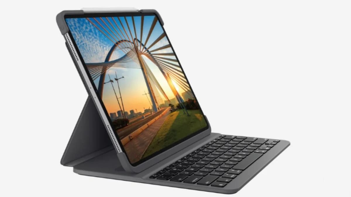 Logitech Slim Folio Pro Keyboard for iPad Pro Models Launched in India, Price Starts at Rs 11,995