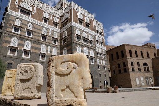 Statues are seen at the yard of the National Museum in Sanaa, Yemen.

REUTERS/Khaled Abdullah