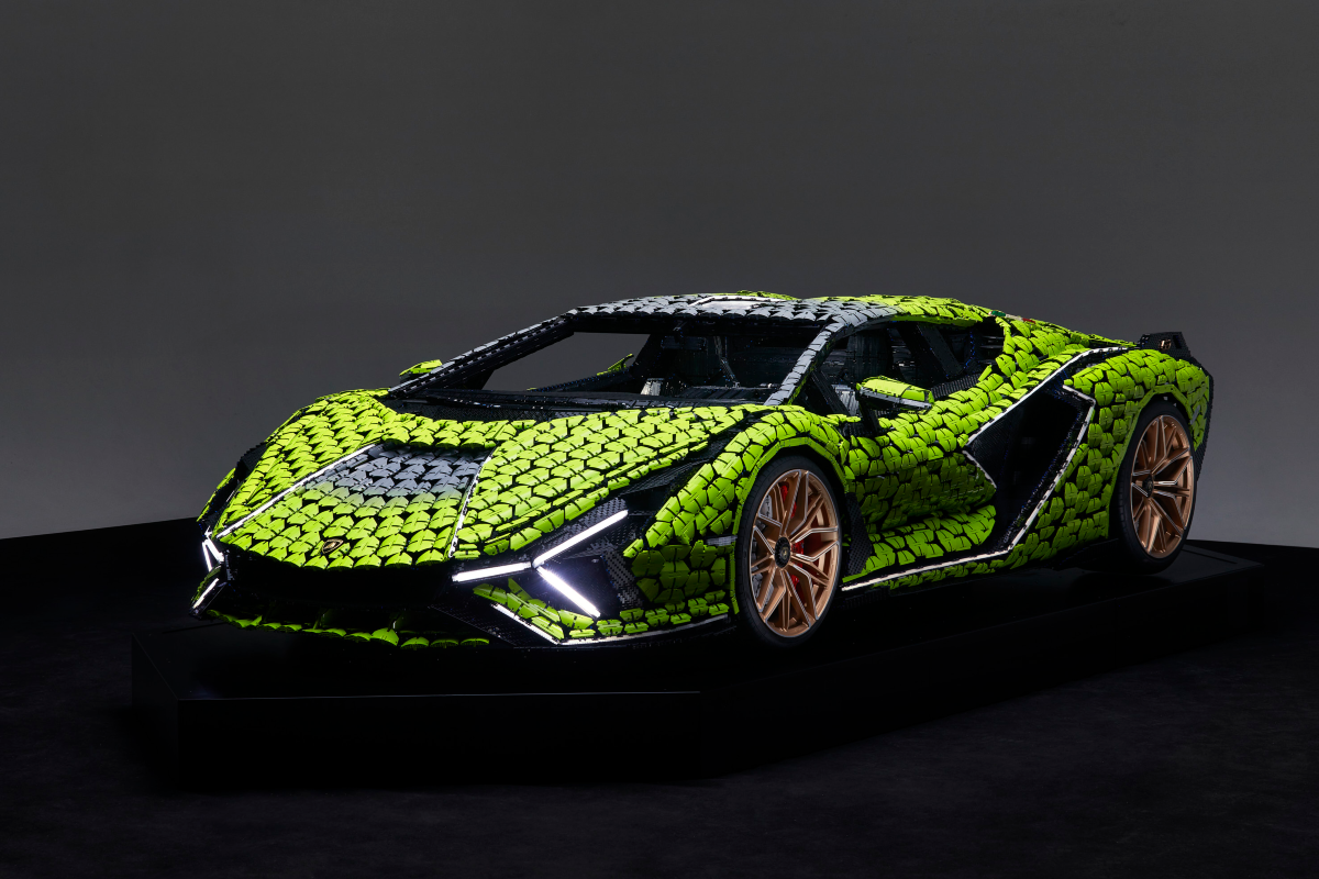 This Life Size Lamborghini Sian Supercar is Built Using 4 00 000