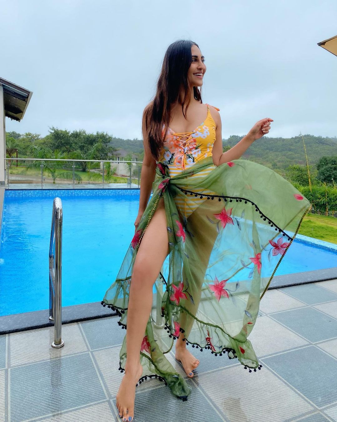 Krystle D'souza is giving us major wanderlust vibes with her photos on social media. (Image: Instagram) Krystle D'souza is giving us major wanderlust vibes with her photos on social media. (Image: Instagram)