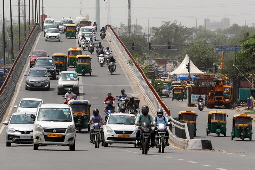Vehicles exiting a flyover. Image for representational purposes only. (Reuters)