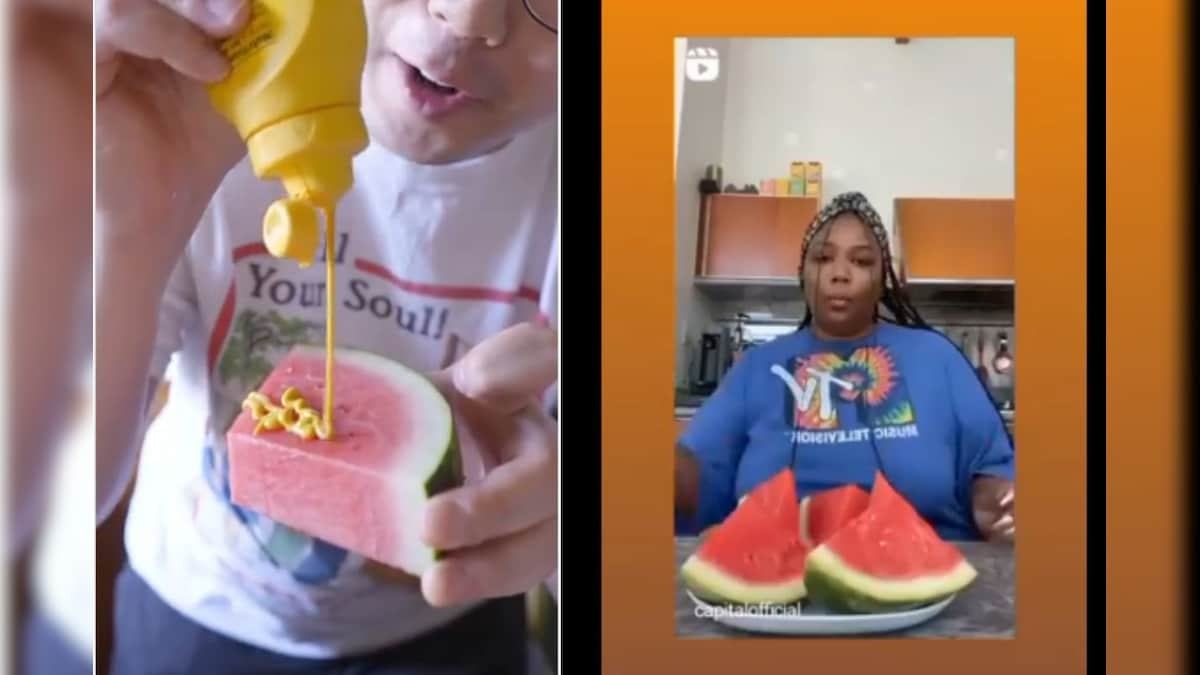 Watermelon with Mustard Sauce? American Popstar and Netizens Try Latest Food Trend. Here's What They Feel