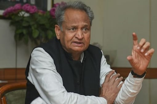 Gehlot, a party veteran, also discussed several organisational issues with Soni. (File photo of Rajasthan CM Ashok Gehlot.)