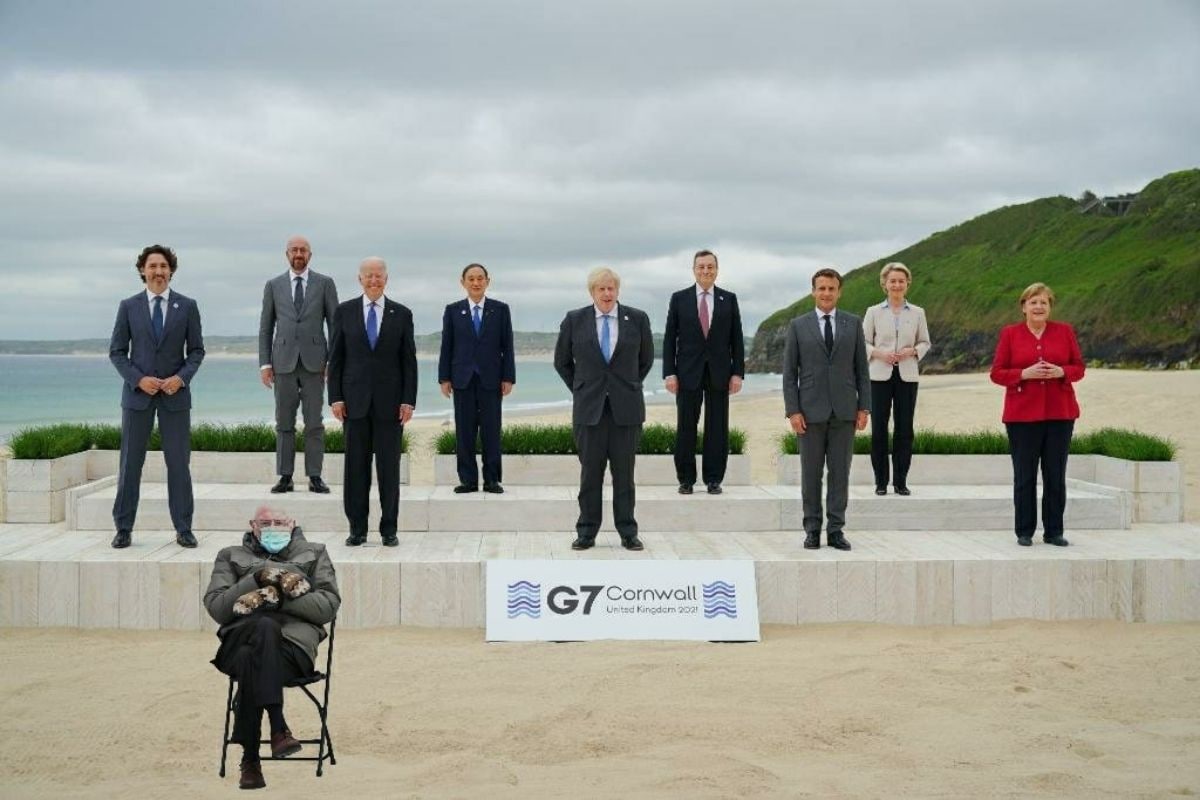 Viral G7 Summit Photograph of Nine Global Leaders in UK Starts Meme ...