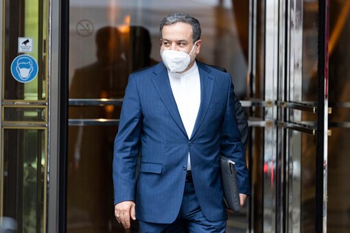 Iran's Deputy Foreign Minister Abbas Araghchi leaves the hotel where closed-door nuclear talks take place in Vienna, Austria. (AP)