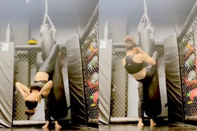 Urvashi Shares Video of Ab Workout Using Punching Bag