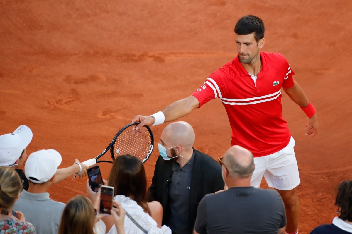 Novak Djokovic Gives French Open 2021-winning Racquet to ...